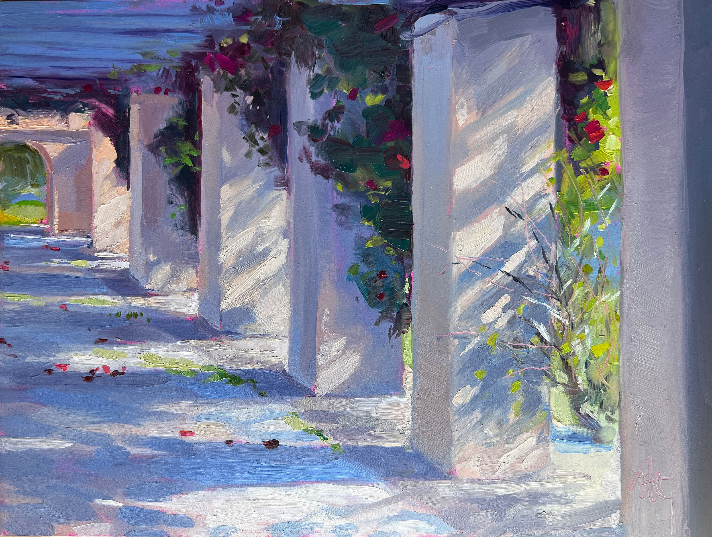 Right This Way, 2025
9 x 12 in. Oil on Panel
Painted En Plein Air
Country Club Prado - Coral Gables, FL
Available